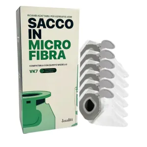 RICAMBIO FOLLETTO SACCO IN MICROFIBRA VK7 PZ.6