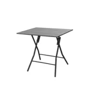 TAVOLO PIEGHEVOLE BINGO 80X80XH75CM ROVERE GRIGIO