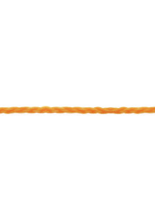 Orange polypropylene rope Ø 6 mm. Per meter