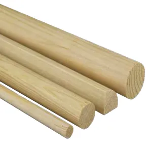TONDO IN PINO GREZZO DIAM.MM.20 H.MM.2100 (10 PZ)