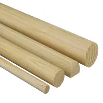 TONDO IN PINO GREZZO DIAM.MM.30 H.MM.2100 (5 PZ)
