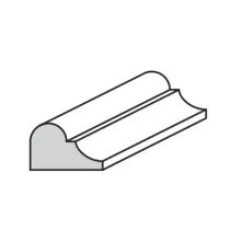 CORNICE IN AYOUS MM.14x9x2400 (20 PZ)