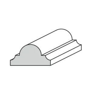 CORNICE IN AJOUS GREZZO MM.26x14x2400 (20 PZ)