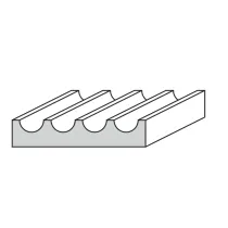 CORNICE IN AJOUS GREZZO MM.45x9x2400 (10 PZ)