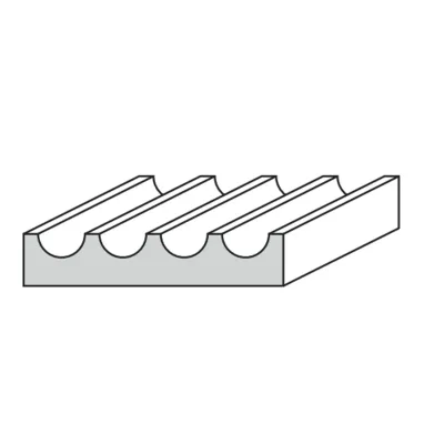 CORNICE IN AJOUS GREZZO MM.45x9x2400 (10 PZ)