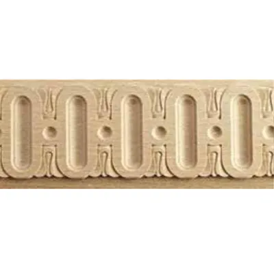CORNICE SCOLPITA IN FAGGIO GREZZO MM.63x7x2440 (20 PZ)