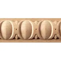 CORNICE SCOLPITA IN FAGGIO GREZZO MM.32x11x2440 (20 PZ)