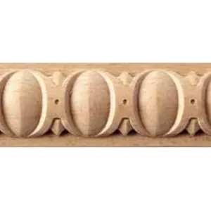 CORNICE SCOLPITA IN FAGGIO GREZZO MM.32x11x2440 (20 PZ)