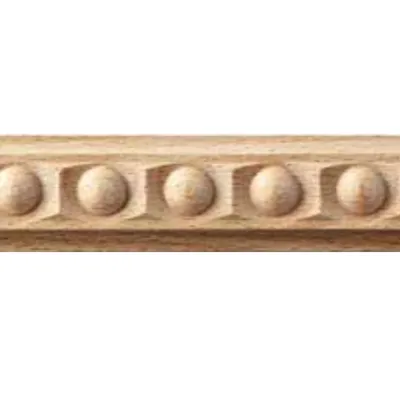 CORNICE SCOLPITA IN FAGGIO GREZZO MM.20x8x2440 (20 PZ)