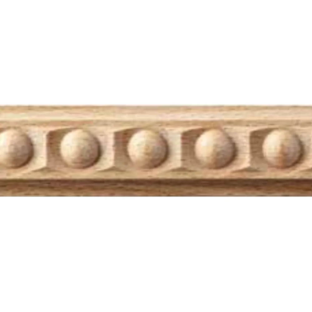 CORNICE SCOLPITA IN FAGGIO GREZZO MM.20x8x2440 (20 PZ)