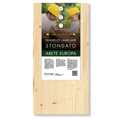 FIANCO LAMELLARE IN ABETE STONDATO 1 LATO MM.2000x600x18 (5 PZ)