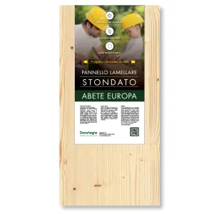FIANCO LAMELLARE IN ABETE STONDATO 1 LATO MM.2000x600x18 (5 PZ)