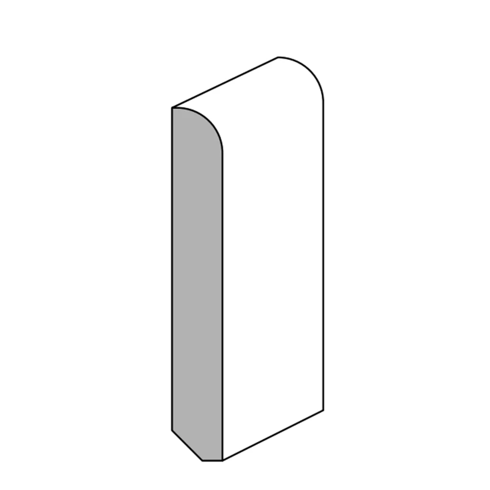 BATTISCOPA AJOUS MM.70x10x2400 NOCE CHIARO (10 PZ)