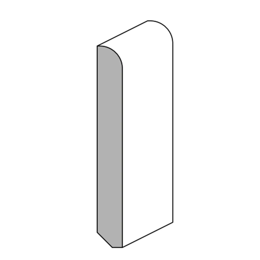 BATTISCOPA AJOUS MM.80X10x2400 NOCE CHIARO (10 PZ)