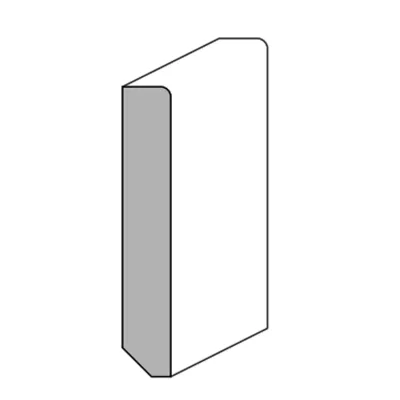 BATTISCOPA AJOUS FLAT MM.60x10x2400 GREZZO (10 PZ)