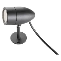 FARO DA GIARDINO ORIENTABILE 'OVI' 9 W - nero