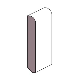 COPRIFILO AJOUS MM.80x10x2250 LACCATO BIANCO (10 PZ)