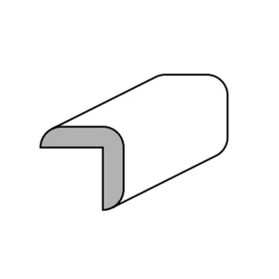 COPRISPIGOLO AJOUS MM.16X16x3000 LISCIO LACCATO BIANCO (20 PZ)