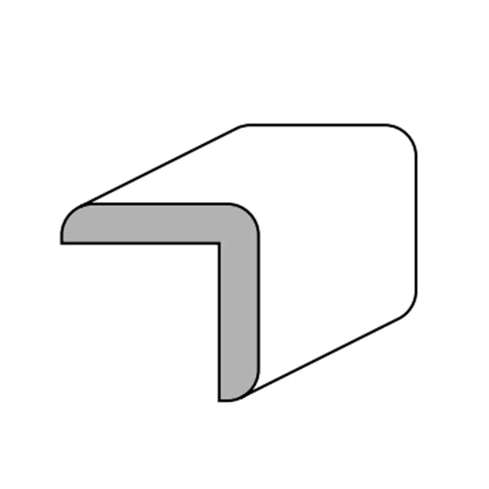 COPRISPIGOLO AJOUS MM.25X25x3000 LISCIO LACCATO BIANCO (20 PZ)