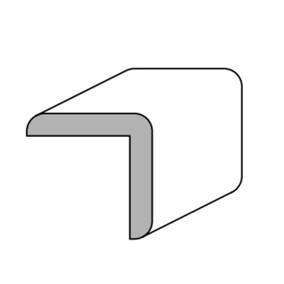 COPRISPIGOLO AJOUS MM.28x28x3000 LISCIO LACCATO BIANCO (20 PZ)