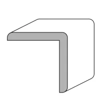 COPRISPIGOLO AJOUS MM.45X45x3000 LISCIO LACCATO BIANCO (20 PZ)