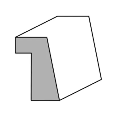 FERMAVETRO AJOUS GREZZO MM 24x14x2400 interno18x6 (20 PZ)