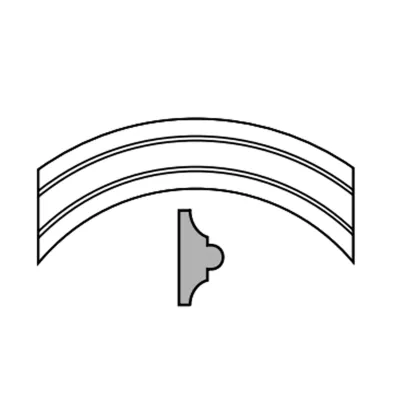 ARCHETTO AJOUS MM.15x7x80 GREZZO (20 PZ)