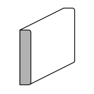 CORNICE AJOUS MM.25x5x2400 NOCE CHIARO (50 PZ)