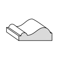 CORNICE IN AJOUS GREZZO MM.25x10x2400 (50 PZ)