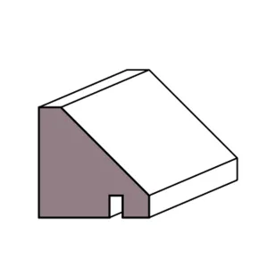 GOCCIOLATOIO PINO PER INFISSI MM.25X25x3000 GREZZO (10 PZ)