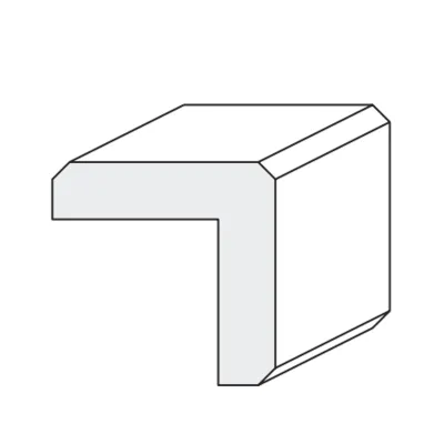 COPRISPIGOLO IN ABETE PIALLATO MM 39x39x3000 INTERNO MM 29x29 (10 PZ)