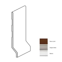 BATTISCOPA PVC MM.70X10x2000 GRIGIO CHIARO (20 PZ)