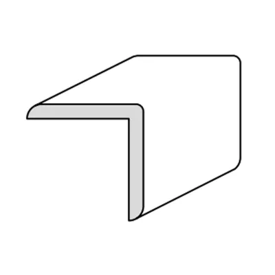 COPRISPIGOLO PVC MM.25X25x3000 LISCIO BIANCO (10 PZ)