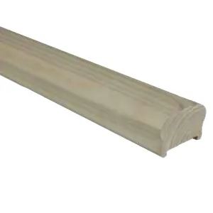 CORRIMANO PINO GREZZO MM.55x35x3000 scavo mm 37 (1 PZ)