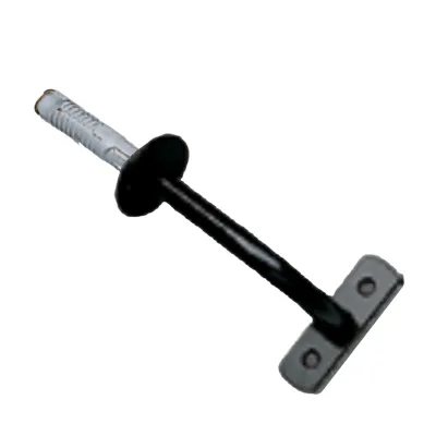 SUPPORTO REGOLABILE PER CORRIMANO NERO (15 PZ)