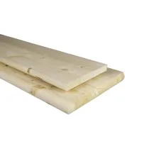 MENSOLA ABETE GREZZO CM 56x24x2,7 STONDATA 3 LATI SFUSA (2 PZ)