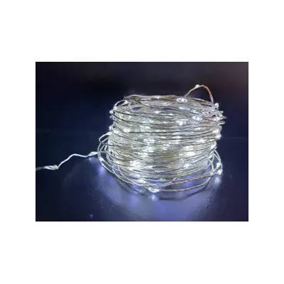 CATENA LUMINOSA  500 GOCCE LED C/GIOCHI BIA FREDDO