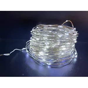 CATENA LUMINOSA  500 GOCCE LED C/GIOCHI BIA FREDDO