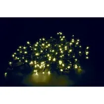 CATENA LUMINOSA A BATTERIA  60 LED C/GIOC BIA CALDO