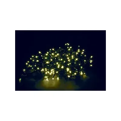 CATENA LUMINOSA A BATTERIA  60 LED C/GIOC BIA CALDO