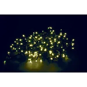 CATENA LUMINOSA A BATTERIA  60 LED C/GIOC BIA CALDO