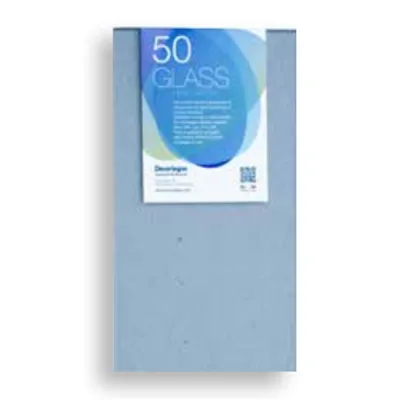 MENSOLA IN VETRO CHIARO MM.400X150 (6 PZ)