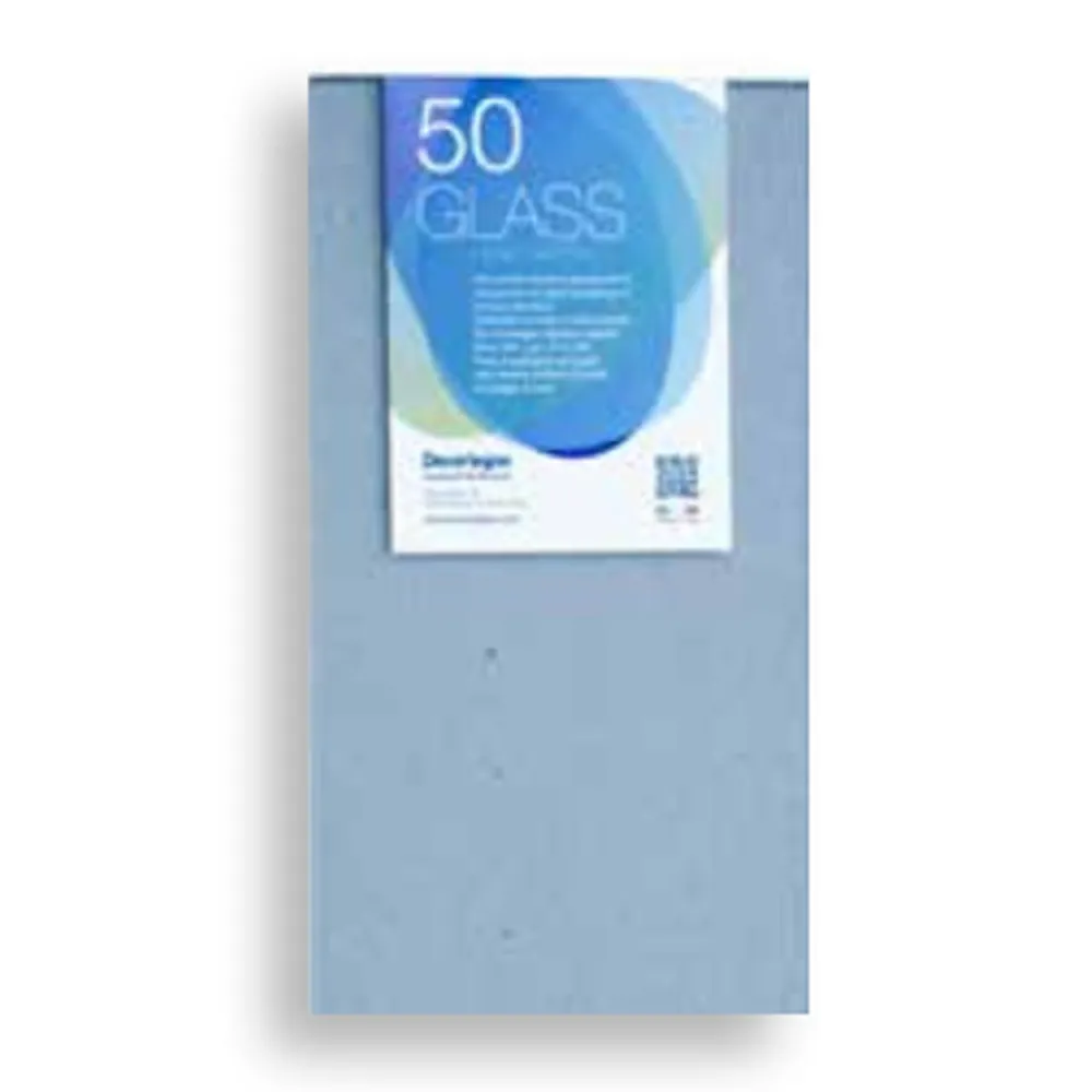 MENSOLA IN VETRO CHIARO MM.400X150 (6 PZ)