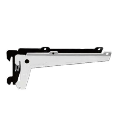 MENSOLE ANGOLATE A 2 GANCI MM. 180  METALLIZZATO BLISTER 2 PZ (5 BL)