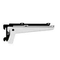 MENSOLE ANGOLATE A 2 GANCI MM. 280 METALLIZZATO BLISTER 2 PZ (5 BL)