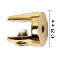 REGGIMENSOLA MICRO CROMO ORO PER VETRO DA 4 A 9 MM. BLISTER 2 PZ (10 BL)
