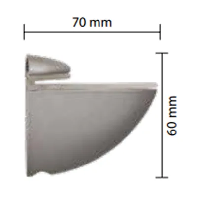 REGGIMENSOLA TOP METALLIZZATO PER SPESSORI DA 4 A 25 MM BLISTER 2 PZ (10 BL)