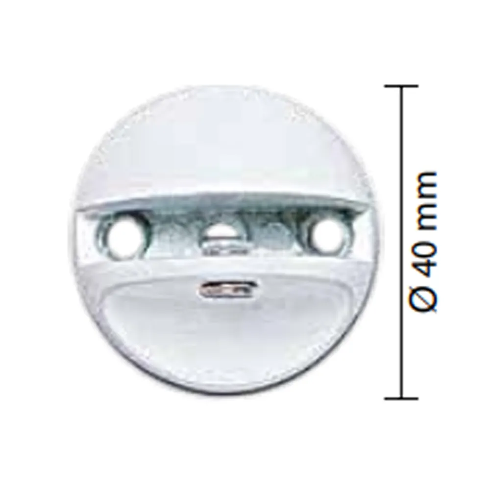 REGGIMENSOLA MINI6 DIAM.MM.40 BIANCO PER VETRO MM.6 BLISTER 2 PZ (10 BL)