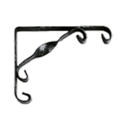 REGGIMENSOLA FERRO BATTUTO NERO CM.23X18 (6 PZ)