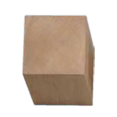 CUBO IN FAGGIO GREZZO MM.72X72X72 (2 PZ)